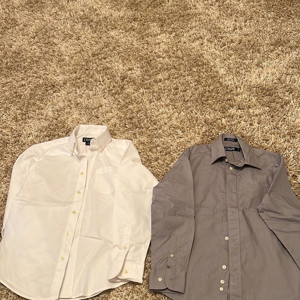 Boys chaps size 8 dress shirt
